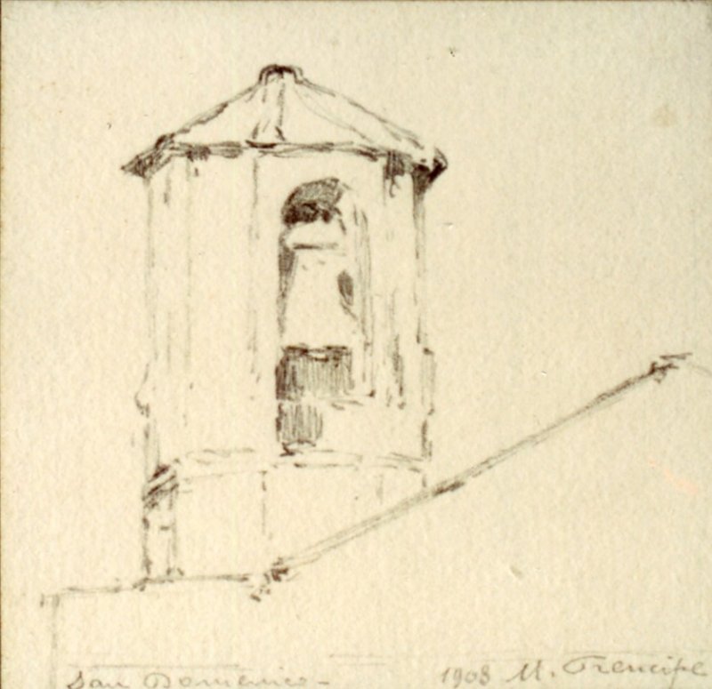 1908 - Campanile della chiesa di san Domenico a Orvieto